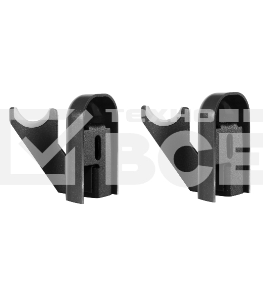 Комплект настенных регулируемых кронштейнов Royal Thermo Design 80, черные