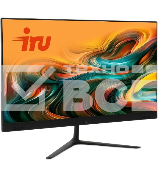 Моноблок IRU P231 23.8' Full HD Cel N4020 (1.1) 8Gb SSD 256Gb Win 11Pro GbitEth WiFi BT 120W Cam черный 1920x1080