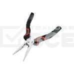 Удлиненные плоскогубцы Deli DL0103 160 мм, Cr-V, эксцентриковый шарнир, антикоррозийное покрытие, трехкомпонентная прорезиненная рукоять, фото5