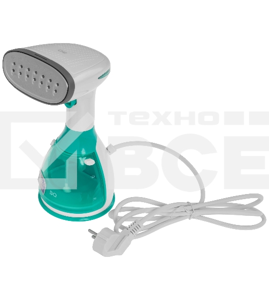 Отпариватель BQ SG1005H белый/бирюзовый, 1500 Вт, 25 г/мин, 280 мл
