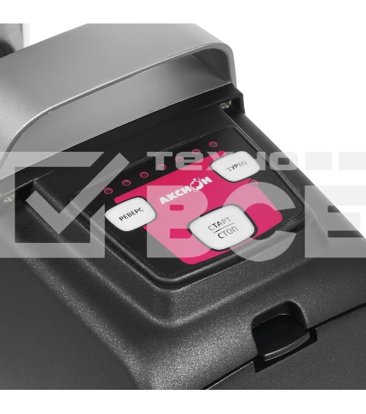 Мясорубка электрическая Аксион М62.01 черный, 2000 Вт, 4.0 кг/мин, реверс, защита от перегрузки, насадки - 4