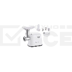 Мясорубка электрическая Sakura SA-6420STW белый, 1500 Вт, 1.4 кг/мин, реверс, защита от перегрузки, насадки - 4, фото 1