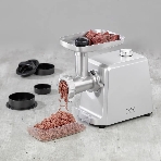 Мясорубка электрическая CASO FW 2500 серебристый, 2500 Вт, 2.5 кг/мин, реверс, защита от перегрузки, насадки - 5, фото5