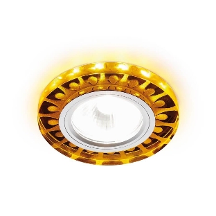 Корпус светильника S219 WH/CH/YL матовый/хром/MR16+3W(LED YELLOW)