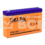 Батарея Delta DTM 607 (6V, 7Ah), фото 1