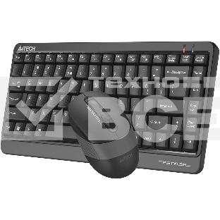 Клавиатура + мышь A4Tech Fstyler FGS1110Q клав:черный/серый мышь:черный/серый USB беспроводная Multimedia
