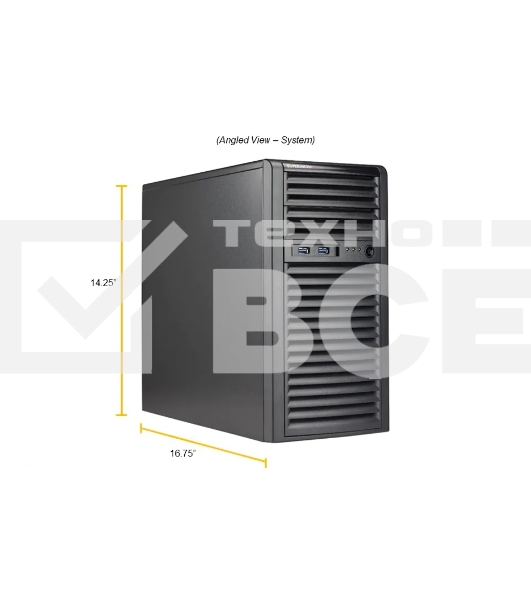 Серверная платформа SuperServer SYS-530T-I(X12STL-F;CSE-731I-404B)