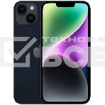 Смартфон Apple iPhone 14 A2882, 6/128Gb, темная ночь, фото 1