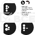 Чехол (клип-кейс) DF для Huawei Nova 9 SE hwCase-107 черный (DF HWCASE-107 (BLACK)), фото4