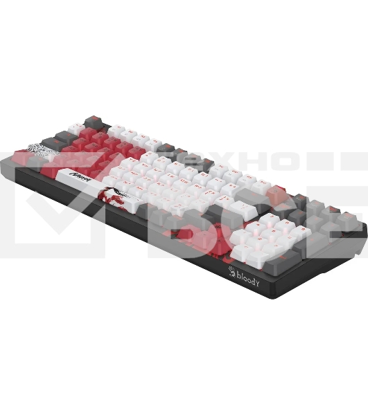 Клавиатура A4Tech Bloody S98 Naraka BLMS Plus проводная, USB Type-A, чёрный/красный