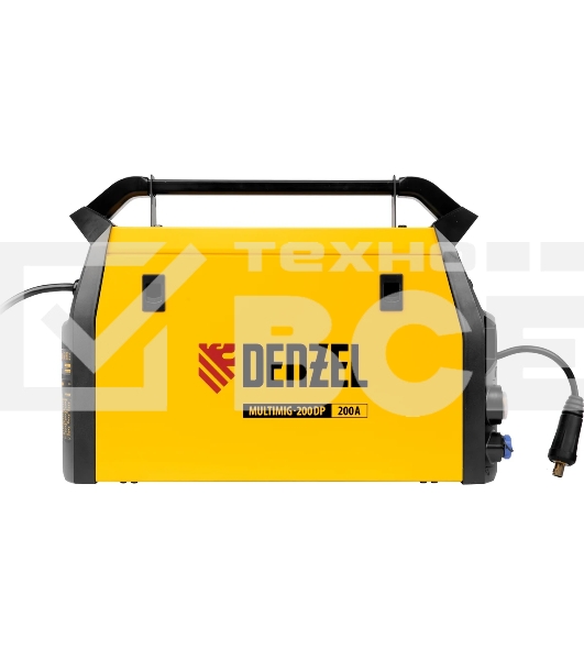 Аппарат инвертор. полуавтомат. сварки MultiMIG-200DP Synergy Double Pulse, 200 А, ПВ 80% Denzel