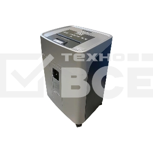 Шредер Office Kit SA375 серый/черный с автоподачей (секр.P-4) фрагменты 375лист. 42лтр. скрепки скобы пл.карты CD