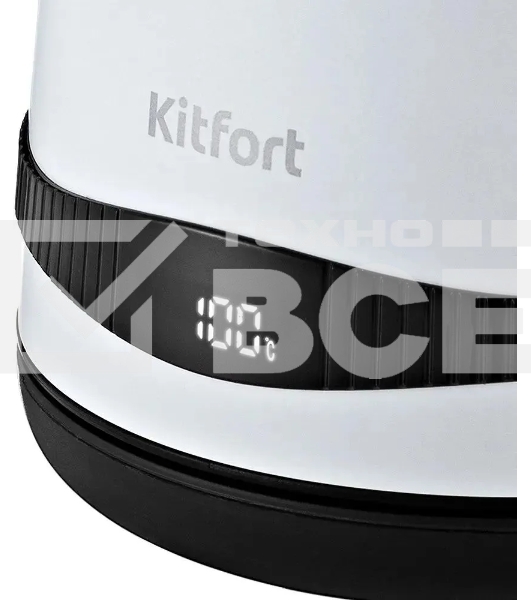 Чайник электрический Kitfort KT-6121-2 1.7л. 2200Вт белый (корпус: нержавеющая сталь/пластик)