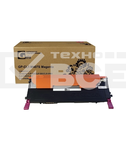 Картридж GalaPrint GP-CLT-M407S Magenta (1000 стр) для Samsung CLP-320/CLP-325/CLX-3185/CLX-3180/CLP-325W/CLP-320N/CLX-3185N/CLX-3185FN/CLX-3185W