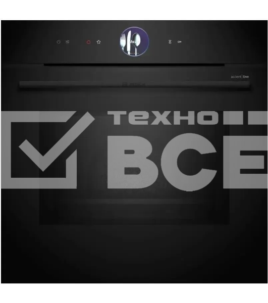 Встраиваемый духовой шкаф электрический Bosch HMG976RB1S черный