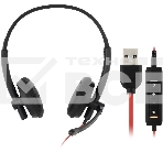 Наушники с микрофоном Oklick/Оклик HS-L900 черный 1.8м накладные оголовье, фото3