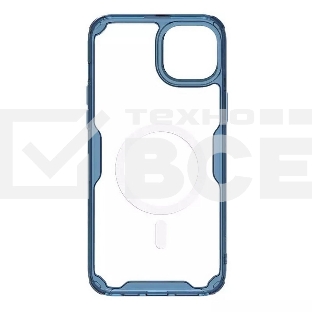 Чехол Nature TPU Pro Magnetic Case, синий, (AP IP15)