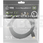 Кабель аудио-видео Cactus CS-DP-DP-1.4-3 DisplayPort (m)/DisplayPort (m) 3м. позолоч.конт. черный, фото3