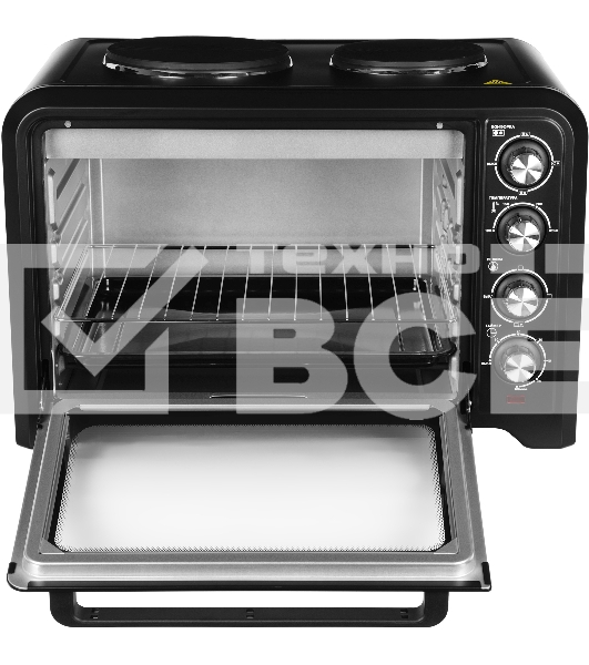 Мини-печь Hyundai MIO-HY098 42л. 1600Вт черный