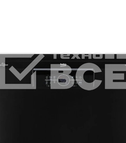 Посудомоечная машина Beko BDFN25521B, черная, 59.8 см, 15 компл., 44 дБ, класс A