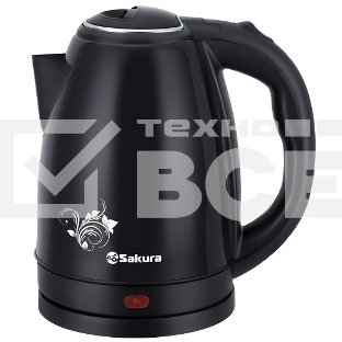 Чайник электрический Sakura SA-2134BK 1,8 л, 1800 Вт, черный