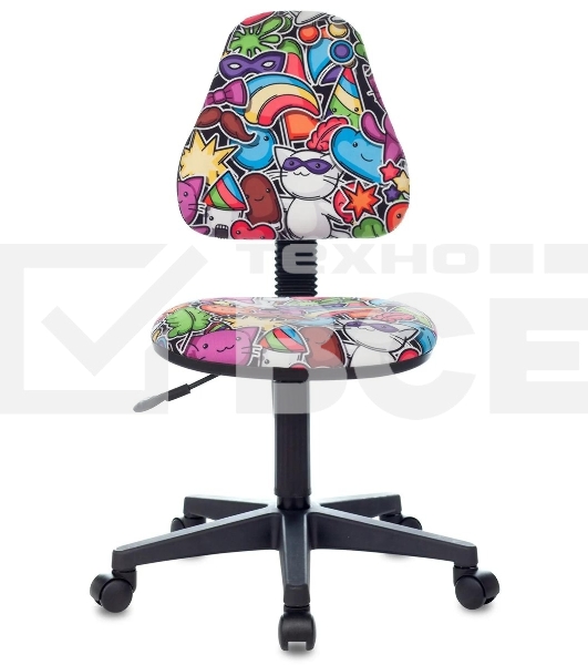 Кресло детское Бюрократ KD-4 мультиколор маскарад крестовина пластик