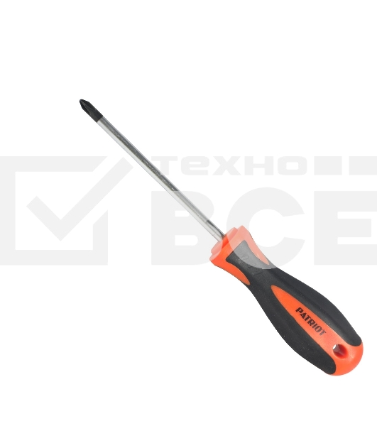 Отвертка Patriot PH1x100, CR-V,магнитная, 2-х компонентная рукоятка