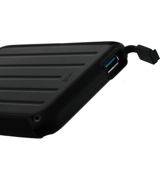 Внешний HDD 2.5' Silicon Power Armor A66, 1TB, USB 3.2 Gen 1 Type-A, 5400 rpm, чёрный