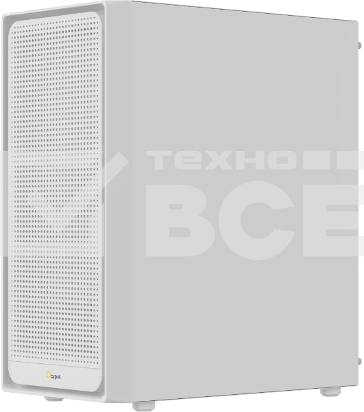 Компьютерный корпус Ocypus Gaммa C50 без БП белый (Gaммa-C50-WHG000XX-GL)