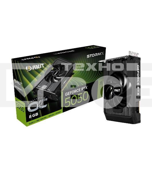 Видеокарта Palit PCIE16 RTX 5050 8Gb PA-RTX 5050 STORMX OC 8Gb