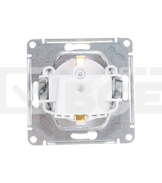 Механизм розетки 1-м СП AtlasDesign с заземл. 16А жемчуг SchE ATN000443