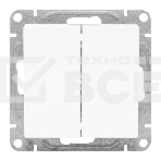 Механизм выключателя EKF UP1-SWW-21 двухклавишный, проходной, белый Эпика, фото7