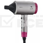 Фен BQ HD1818M серый/розовый, 1800 Вт, ионизация, фото2