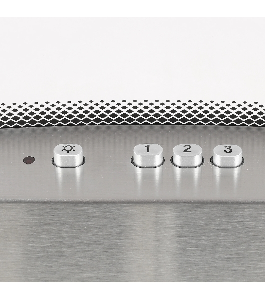 Вытяжка каминная Elikor Аметист 60Н-430-К3Д серебристый, 60 см, 430 куб. м/ч, 54 дБ