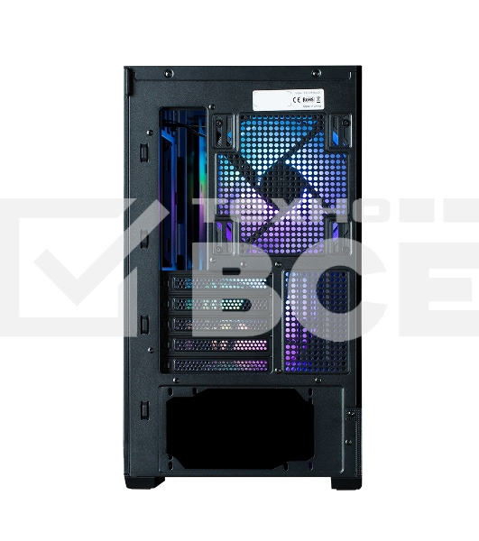Компьютерный корпус ZALMAN P30 AIR, MATX, BLACK, WINDOW, 2xCombo (3.5'' or 2.5''), 3x2.5