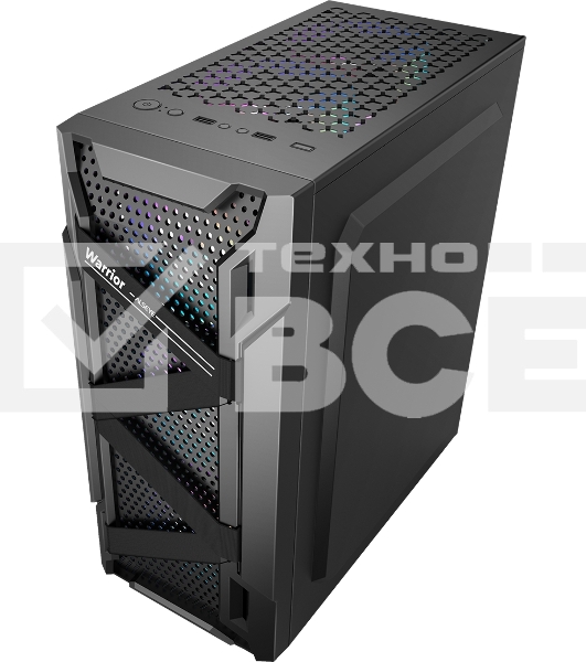 Корпус ALSEYE Warrior-B Mini-ITX/Micro ATX/ATX, USB2.0*2+HD Audio+USB3.0*1, 