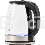 Чайник электрический Starwind SKG4777 1.8л. 2000Вт черный/прозрачный (корпус: стекло), фото7