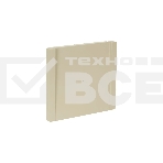 Выключатель IEK FORTE&PIANO FP402 1-кл с индикатором 10А ваниль, фото 1