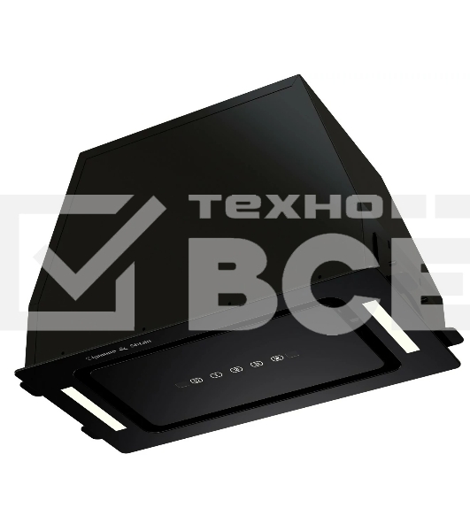 Вытяжка встраиваемая Zigmund & Shtain K 014.5 B управление сенсорное, черный