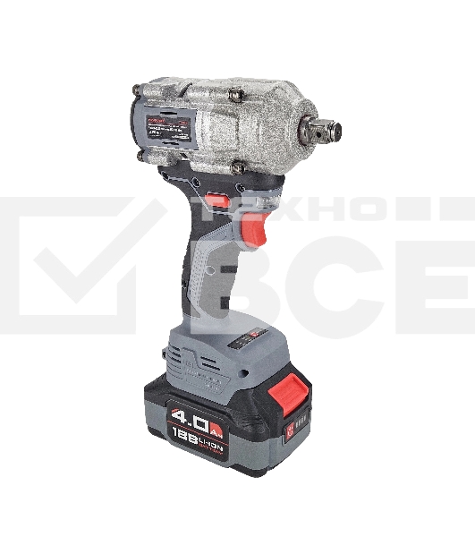 Аккумуляторный гайковерт бесщеточный ударный ProfiPower T-500N (Li-ion-1шт, 4.0А·ч, 500Нм, ударная головка 17/19/21мм, З/У, в кейсе)