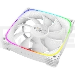 Вентилятор корпусный Case Cooler Geometric Future Squama 2503RW-12 Reverse (120x120x25мм, 4-pin PWM, ARGb, 57.67CFM, 29.87dBA, 1500RPM, белый), фото3