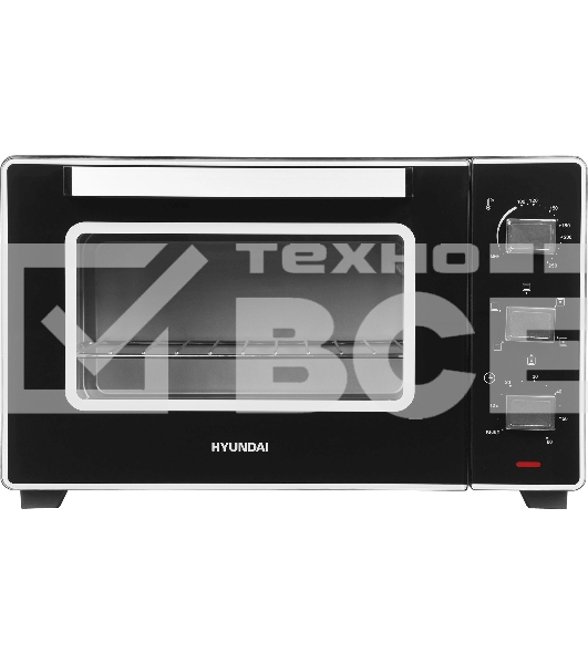 Мини-печь Hyundai MIO-HY093 28л. 1600Вт черный