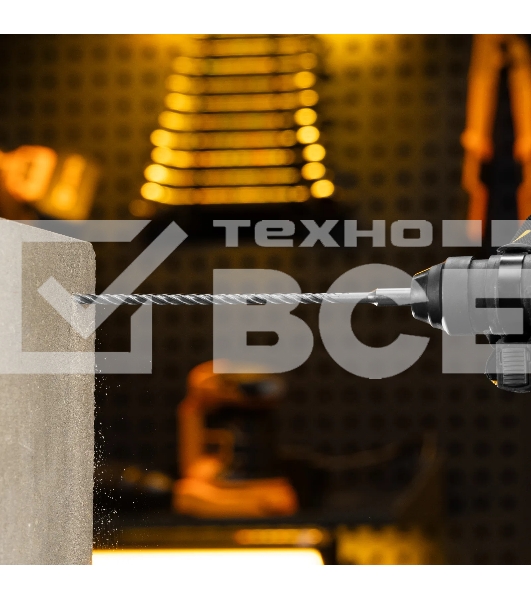 Бур по бетону Denzel цельная крестовая пластина, 6x265 мм, SDS PLUS