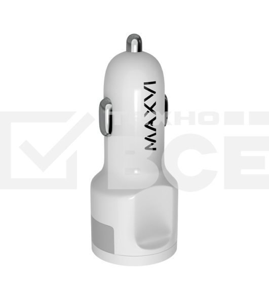 Автомобильное зарядное устройство Maxvi CCM-522 белый 5.2A