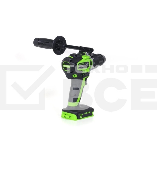 Дрель-шуруповерт аккумуляторная Greenworks GD24DD90 24V, 90 Нм, бесщеточная, 45/90Нм,2х4Ач,ЗУ,кор 3707507CUD