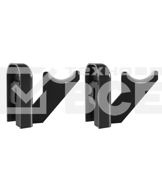 Комплект настенных регулируемых кронштейнов Royal Thermo Design 80, черные