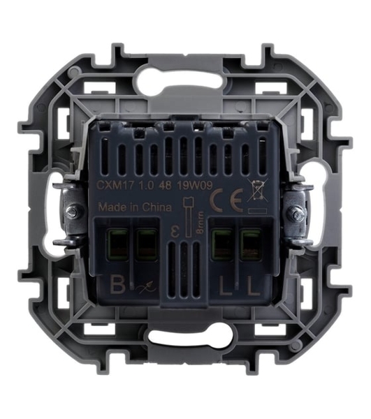 Светорегулятор поворотный Legrand без нейтрали, 300 Вт, слоновая кость