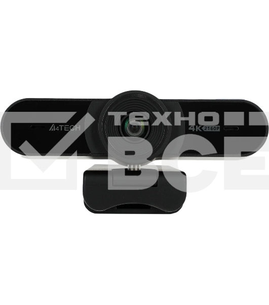 Веб-камера A4Tech PK-1000HA 3840x2160, 30 кадр/с, USB Type-A, микрофон (2 шт, шумоподавление), автоматическая фокусировка, автоосвещение, универсальное крепление