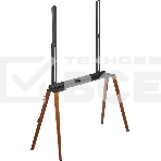 Подставка для телевизора Cactus CS-ST3646BKWN черный/орех, 49'-75' макс. 40 кг, напольный, фото 1