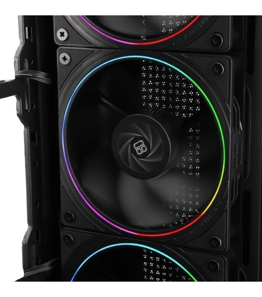 Кулер для корпуса Thermalright TL-S12R Reverse (120x120x25mm, 4-pin PWM, ARGB, 47.6CFM, 23.2dBA, 1500RPM, черный)